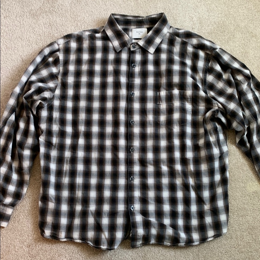 Billy Reid Plaid Casual Shirt